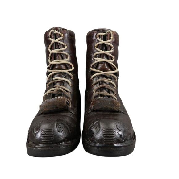 Danner Boots Mens 10 Logger 8" Brown Lace Up Work Utility Outdoor Leather Rugged - Picture 3 of 16